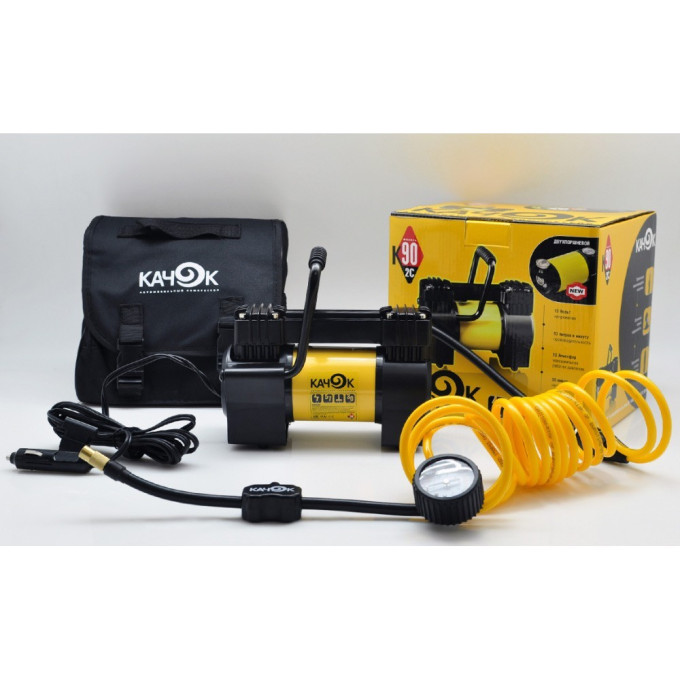 Автомобильный портативный компрессор двухцилиндровый BERKUT КАЧОК К90X2C K90X2C-1
